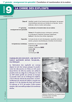 La chimie des explosifs