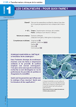 Les catalyseurs : pour quoi faire ?