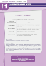 La chimie dans le sport : chimie et matériaux
