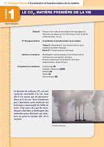 Le dioxyde de carbone, matière première de la vie