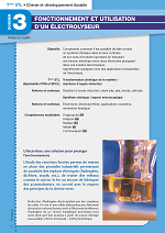 Fonctionnement et utilisation d'un électrolyseur