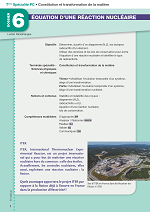 Équation d'une réaction nucléaire